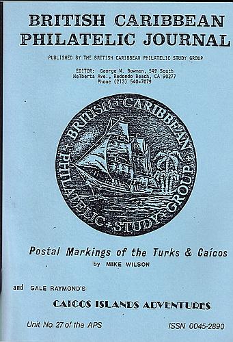 Book - Postal Markings of the Turks & Caicos