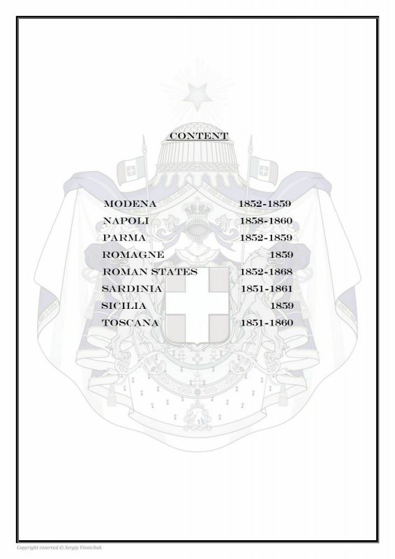 Italia Italian States 1851-1868 PDF (DIGITAL) STAMP ALBUM PAGES