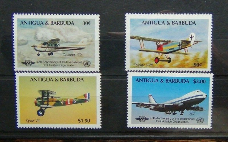 Antigua 1985 40th Anniversary of International Civil Aviation Organisation LMM