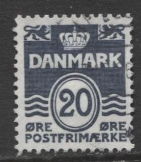 Denmark - Scott 493 - Definitive Issue -1974 - Used - Single 20o Stamp