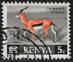 Kenya #20 Used Stamp - Thomson's Gazelle (b)