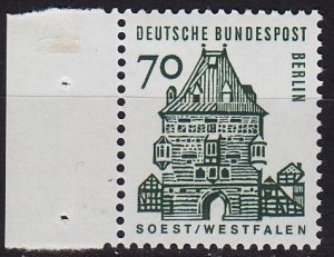 GERMANY BERLIN [1964] MiNr 0248 ( **/mnh ) [01] Architektur Rand