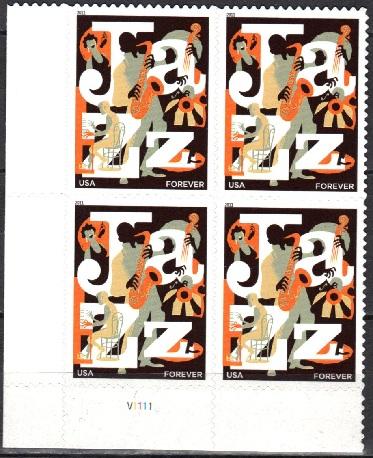 #4503, PB-4, PL#V1111L/L.  \Jazz\ MNH. (Forever)