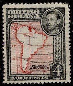 British Guiana #232 KGVI Definitive Used CV$0.30