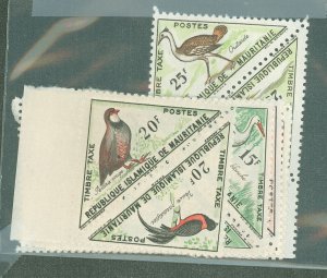 Mauritania #J26a-J41a  Single (Complete Set)