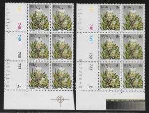 SOUTH AFRICA SC# 482 CB6 LL#747-50+722 A-B NOV 1977 IO FVF/MNH