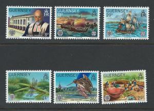 GUERNSEY SC# 240-5 VF MNH 1982