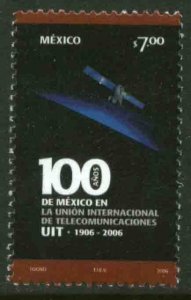 MEXICO 2535, MEXICO IN INTL TELECOMMUNICATIONS UNION CENTENNIAL. MINT N...