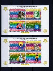 Chad 2005 EUROPA 50th. Anniversary (2) s/s Perforated Mint (NH)