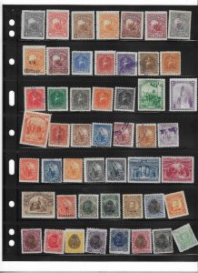 EL SALVADOR COLLECTION ON STOCK SHEET MINT/USED