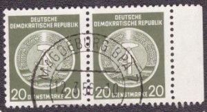 Germany DDR - O8 1954 Used
