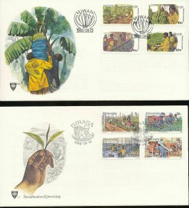 South Africa States Venda Flowers Birds Butterflies Covers Cards x25(W1659