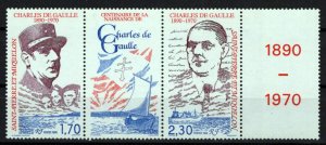 St. Pierre & Miquelon 548a MNH Charles de Gaulle President ZAYIX 0524M0167M