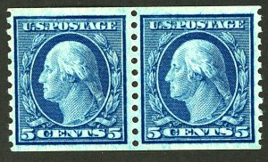 U.S. #496 MINT PAIR OG HR