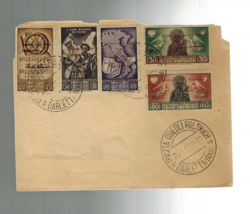 1944 Poland Army in Italy Issues on Cover