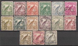 NEW GUINEA 1932 Undated Birds set 1d-£1.
