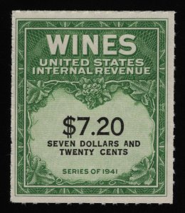 #RE160 $7.20 Wines, Mint NGAI NH [9] **ANY 5=FREE SHIPPING**