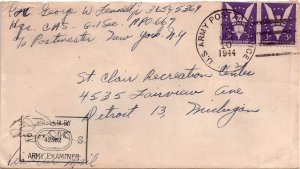United States A.P.O.'s 3c Win the War (2) 1944 U.S. Army Postal Service, A.P....
