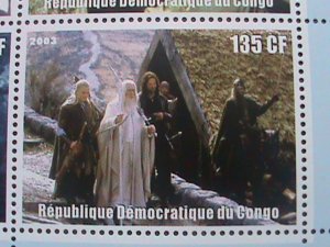 CONGO STAMP:2003- LORD OF THE RINGS MNH SHEET