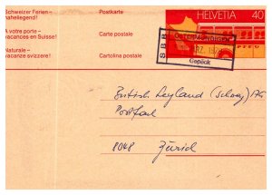 Switzerland, Government Postal Card