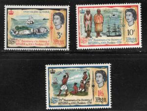 FIJI Scott 221-223 MH* stamp set