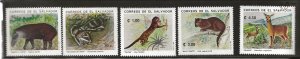 Salvador Sc 1337-11 NH issue of 1992 - Wildlife, animals