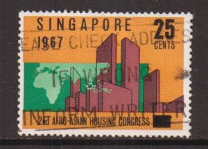 Singapore   #81   used   1967  housing congress 25c