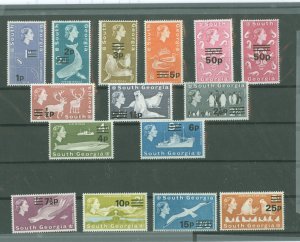 South Georgia #17-30 Mint (NH) Single (Complete Set) (Fauna)