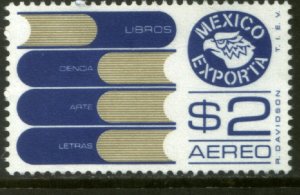 MEXICO EXPORTA C493, $2P. BOOKS, PAPER 1. MINT, NH. VF.