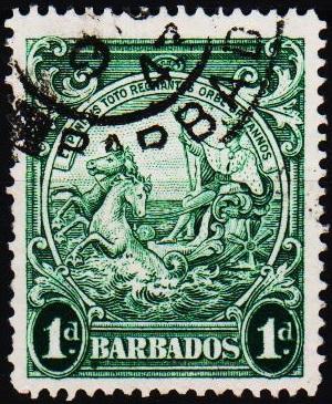 Barbados. 1938 1d S.G.249c Fine Used