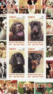 Dogs -  Sheet of 4  - 2J-029