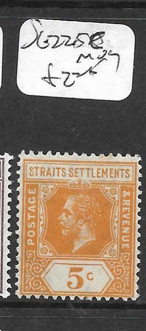 MALAYA STRAITS SETTLEMENTS (PP0605B) KGV    5C    SG 225C      MOG