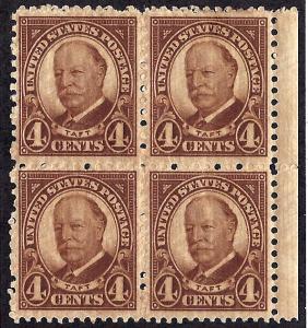 685 Mint,OG,NH... Block of 4... SCV $5.00