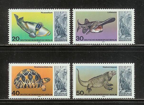 Germany Berlin 9N411-9N414 Set MNH Marine Animals (F)