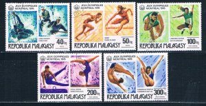 Malagasy 453-44;C153-55 Used set Olympics 1976 (HV0169)+