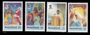 Swaziland 592-595, MNH Christmas