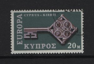 Cyprus  #314  cancelled  1968  Europa  20m