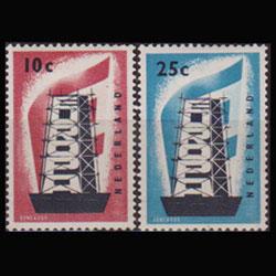 NETHERLANDS 1956 - Scott# 368-9 Europa Set of 2 LH