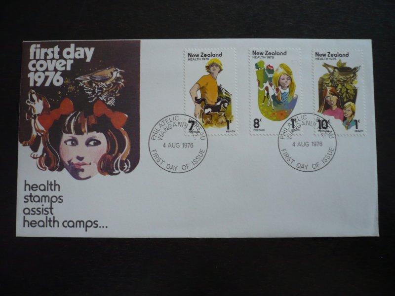 Postal History - New Zealand - Scott# B95-B97 - First Day Cover