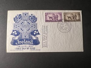 1960 Ireland First Day Cover FDC Dublin No Address The Celtic Cross Cachet