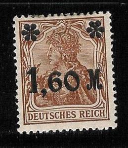Germany Scott 133 Mint - 1921 Surcharge
