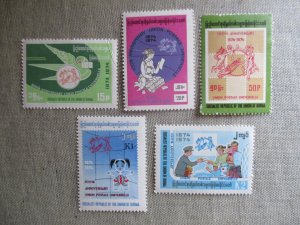 Burma, Scott# 239-243, MNH