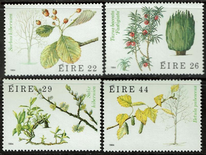 Ireland 585-88  MNH - Native Trees - 1984