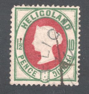 HELIGOLAND  #17 Used, F/VF  CV $35.00 ... ..  2700036