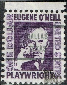 1967 $1 DENOM with Bureau precancel f/ DALLAS TEXAS  (11294-71 Normal-NICE!