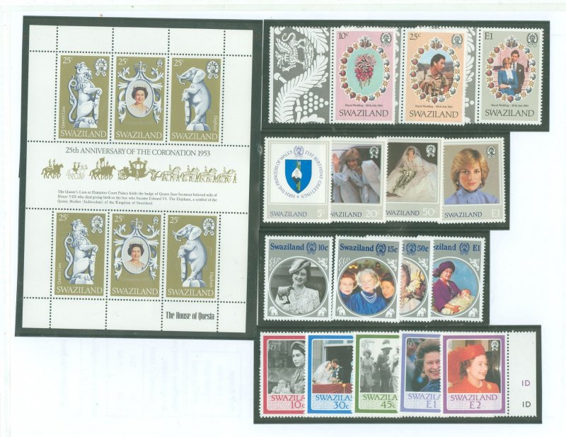 Swaziland #302/382-384/406-409/ Mint (NH) Souvenir Sheet (Royalty)
