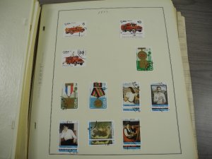 CUBA, 100s & 100s of Stamps mostly hinged on Scott pages