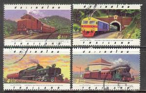 THAILAND Sc# 1712 - 1715 USED F Set of 4 Railway Trains
