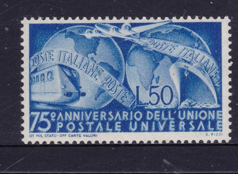 Italy the 1949 UPU MH