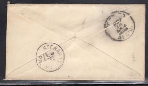 US #213 Cross Roads PA York Co. DPO 1889 With Long Personal Letter a918